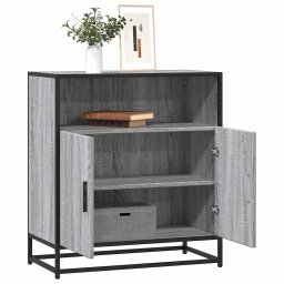 Bufeta gri Sonoma 68x35x76 cm din lemn prelucrat GartenMobel Dekor