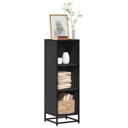 Biblioteca, negru,33,5x33x107,5 cm, lemn prelucrat GartenMobel Dekor