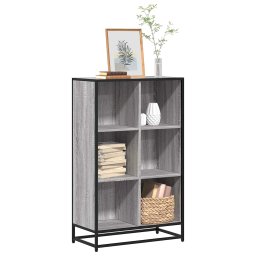 Biblioteca, gri sonoma, 65,5x33x107,5 cm, lemn prelucrat GartenMobel Dekor