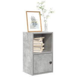 Biblioteca, gri beton, 31x24x52 cm, lemn prelucrat GartenMobel Dekor