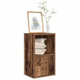 Biblioteca, lemn vechi, 31x24x52 cm, lemn prelucrat GartenMobel Dekor