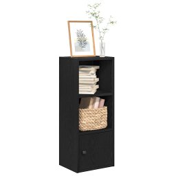 Biblioteca Stejar negru 31x24x77 cm Lemn prelucrat GartenMobel Dekor