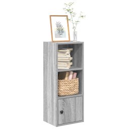 Biblioteca, gri sonoma, 31x24x77 cm, lemn prelucrat GartenMobel Dekor