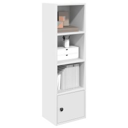 Biblioteca, alb, 31x24x102 cm, lemn prelucrat GartenMobel Dekor