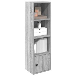 Biblioteca, gri sonoma, 31x24x102 cm, lemn prelucrat GartenMobel Dekor