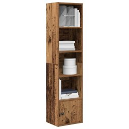 Biblioteca, lemn vechi, 31x24x127 cm, lemn prelucrat GartenMobel Dekor