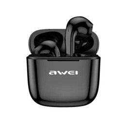 Casti Audio In-Ear Wireless Awei T26, carcasa cu Incarcare, 600mAh, Negru