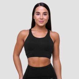 GymBeam Sutien sport pentru alergare Pulse Black L