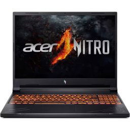 Laptop gaming ACER Nitro V16 ANV16-71 NH.QTQEX.006, 16" WUXGA 165Hz, Intel® Core™ i5 14450HX, 16GB RAM, SSD 512GB, nVidia GeForce RTX 4060 8GB, Fara sistem de operare, Obsidian Black