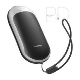 Incalzitoare corporale H3054PD, 5000 mAh, USB-C, Alb/Negru