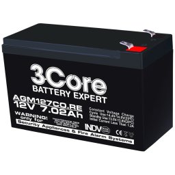Acumulator 12V Stationar VRLA, Dimensiuni 151 x 65 x 95 mm, Baterie 12V 7.02Ah, TED Electric