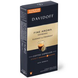 Capsule cafea Davidoff Café Fine Aroma Espresso, 10 capsule x 5.5g, Compatibil sistem Nespresso