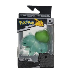 Figurina de actiune, pokemon, 7.5cm, bulbasaur translucent