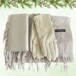 Cadou Ivory Pearl Manusi, Esarfa Casmir Portofel Piele Naturala Cadou Cercei Perle