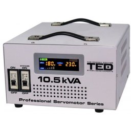 Stabilizator de tensiune maxim 10.5kVA-SVC cu servomotor TED10.5KSVC TED Electric TED000033