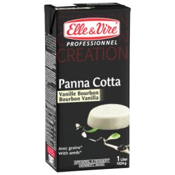 Panna Cotta, Baza desert Profesionala, Semipreparat 1L, Elle Vire Crema lichida UHT