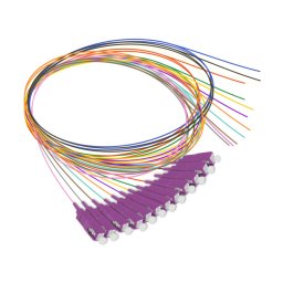 Set 12 pigtail-uri colorate SC/UPC MM OM4 1.5M