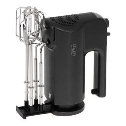Mixer AD 4230 cu 5 viteze, 2 tipuri de accesorii, inox, 300W, lungime 21 cm Negru