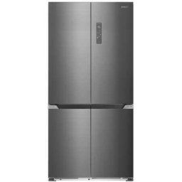 Frigider Side-By-Side Samus S4DX-650NFE, 4 Usi, Full No Frost 503 L, Clasa E, Argintiu Capacitate totala neta: 503 L,Capacitate neta frigider 349 L, Congelator 156 L