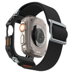 Husa pentru Apple Watch Ultra / Ultra 2 + Curea - Spigen Lite Fit "Pro" - Matte Black