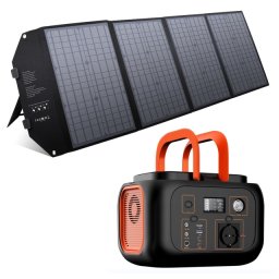 Power station PNI GreenHouse SP600 cu panou solar 100W portabil, Acumulator Litiu 600Wh, 230V, 600W iesire sinus pur, 2 x 12V, 2 x USB QC, 2 x USB Type C