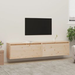 Dulapuri de perete 2 buc. 80x30x35 cm, lemn masiv de pin GartenMobel Dekor