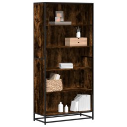 Biblioteca, stejar afumat, 80,5x35x170,5 cm, lemn prelucrat GartenMobel Dekor