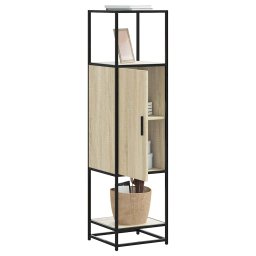Dulapuru Stejar Sonoma 35,5x35x139 cm lemn si metal prelucrat GartenMobel Dekor