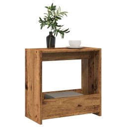 Masa laterala, lemn vechi, 50x26x50 cm, PAL GartenMobel Dekor