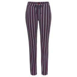 s.Oliver Pantaloni de pijama albastru marin / roșu bordeaux / alb