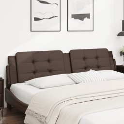 Perna pentru tablie pat, maro, 200 cm, piele artificiala GartenMobel Dekor