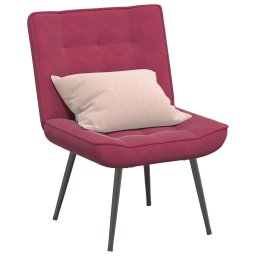 Scaun de relaxare Vin Rosu 64x74x84 cm catifea GartenMobel Dekor