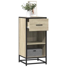 Dulap, stejar sonoma, 35,5x35x76 cm, lemn prelucrat si metal GartenMobel Dekor