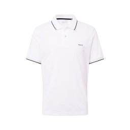 GANT Tricou albastru noapte / alb