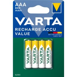 Baterie Reincarcabila Varta Professional, AAA / LR3, 800mAh, Set 4 bucati