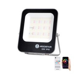 Proiector LED RGBW Aigostar MESH LED/30W/230V 6500K IP65 + telecomandă