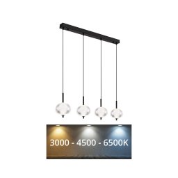 Lustră LED pe cablu Globo 16042-4H AIDA 4xLED/5,75W/230V 3000K/4500K/6500K