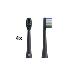 SET 4x cap de rezervă pentru periuță de dinți sonică TESLA Smart TS400 negru