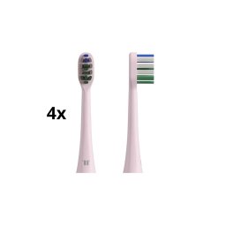 SET 4x cap de rezervă pentru periuță de dinți sonică TESLA Smart TS400 roz