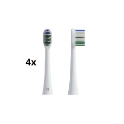 SET 4x cap de rezervă pentru periuță de dinți sonică TESLA Smart TS400 alb