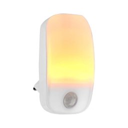 Corp de iluminat LED de orientare, pentru priză, cu senzor Nedis LNLW10WT LED/0,55W/230V