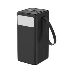 Power Bank 60000 mAh 20W PD, 4xUSB-A, 2xUSB-C, LED lanternă, cablu USB-C 1m