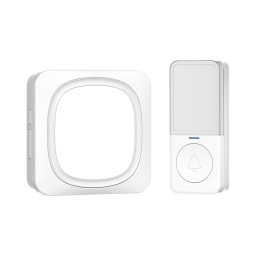 Sonerie fără fir pentru priză cu iluminat LED Solight 1L79 230V IP56 alb