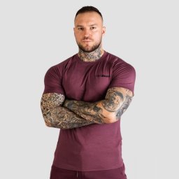 GymBeam Tricou Fitted TRN Eggplant S