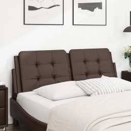 Perna pentru tablie pat, maro, 120 cm, piele artificiala GartenMobel Dekor