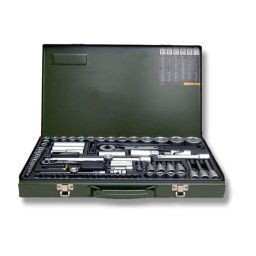 Trusa chei tubulare 1/4" si 1/2", 86 buc