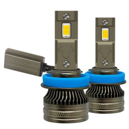 Set 2 becuri auto LED H8 110W reali 16.000Lumeni CanBus Plug-and-Play fara eroare + CADOU