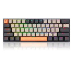 Tastatura Bluetooth si cu fir gaming mecanica Draconic Pro RGB Neagra