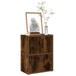 Biblioteca, stejar fumuriu, 40x24x52 cm, lemn prelucrat GartenMobel Dekor