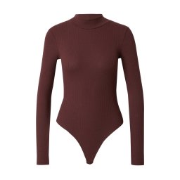 ABOUT YOU Tricou body 'Carmen' ciocolatiu
